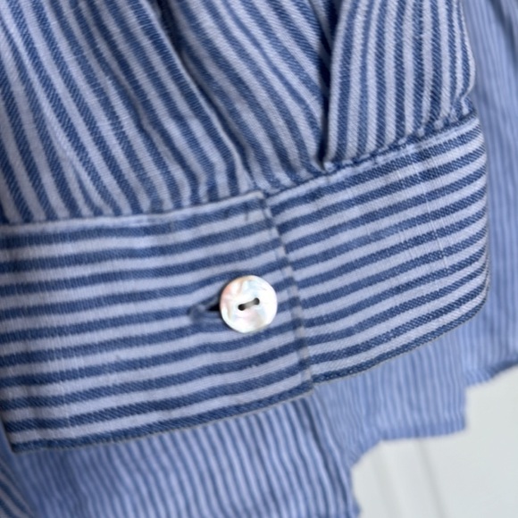 Love Linen J.Jill Oxford shirt XL, shell buttons. - Picture 4 of 6